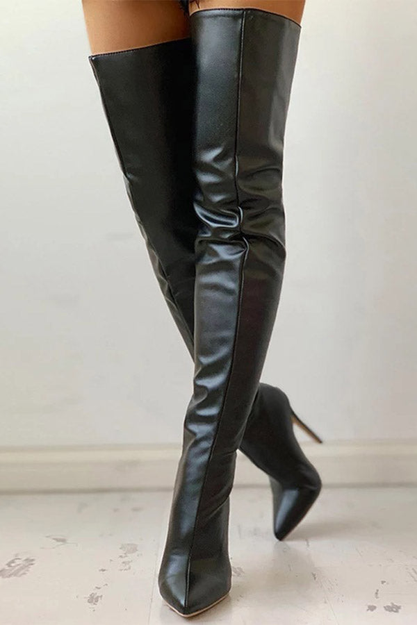 Extreme Thigh High Stretch Boots