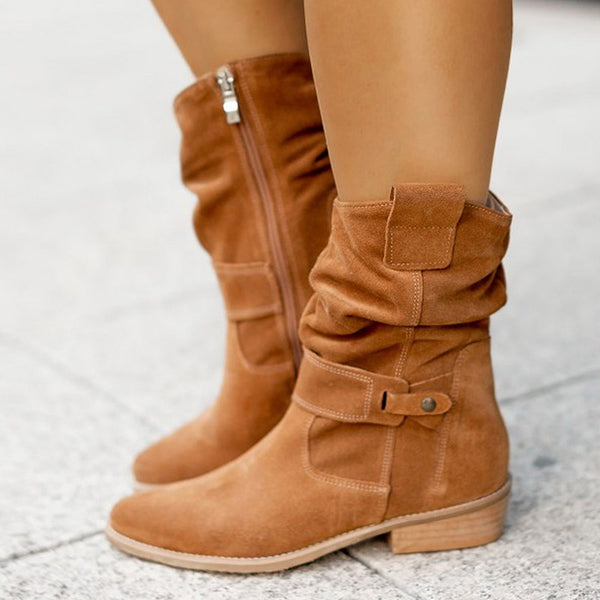 Suede Bootie