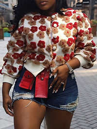 Floral Bomber Jacket