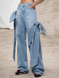 Chic Bowknot Jeans