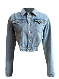 Asymmetric Denim Jacket