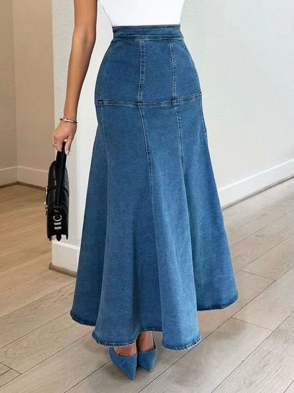 Mermaid Denim Skirt