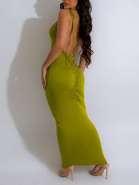 Solid Cami Maxi Dress