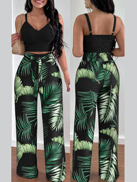 Printed Cami Top & Pants Set