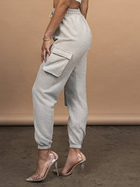 Cropped Tank Top & Cargo Pants Set