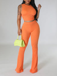 Ribbed Sleeveless 2PC Set