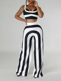 Stripe Cami Top & Pants Set