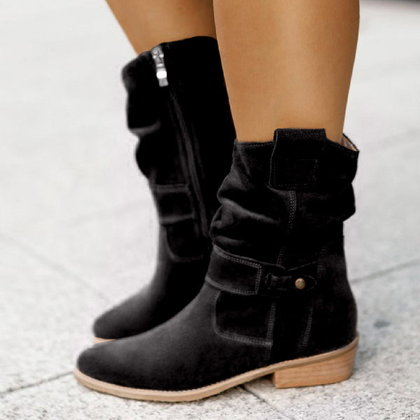 Suede Bootie