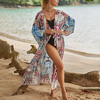 Wild Print Cover Up Dress